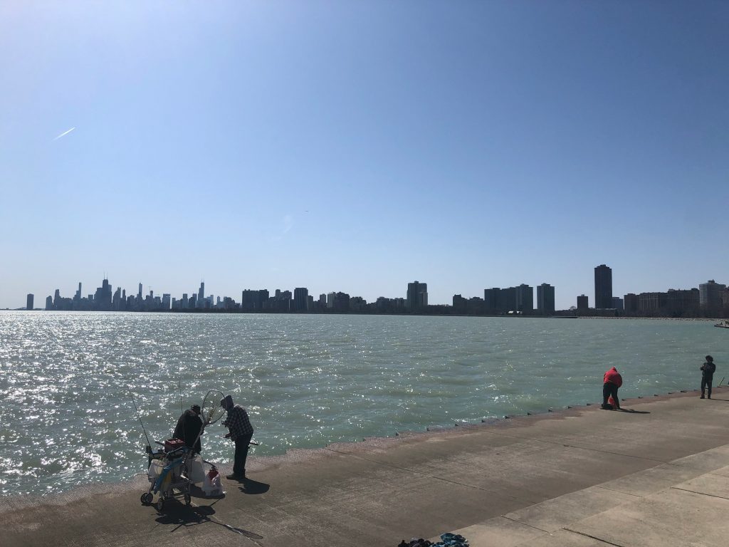 Chicago Shoreline of Lake Michigan