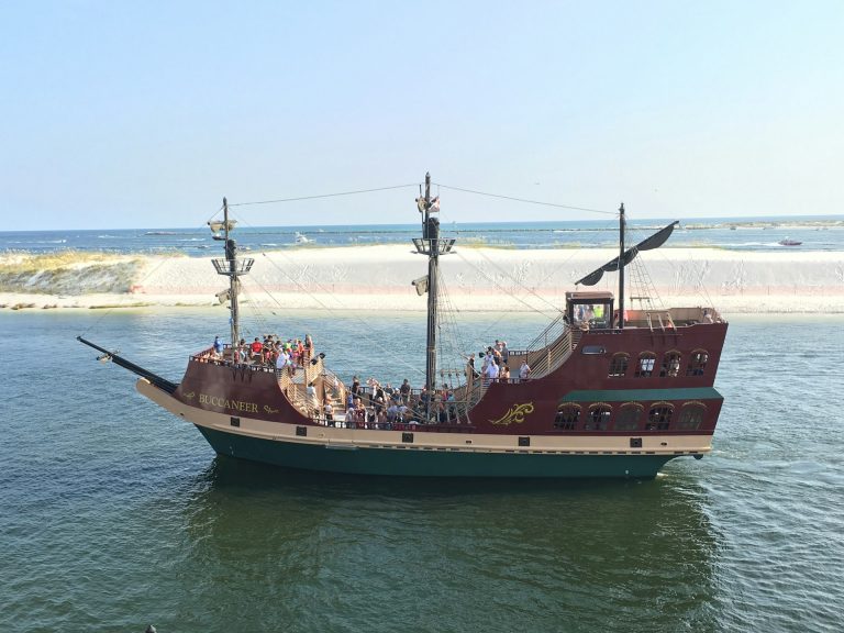 Tourist in Destin Florida on the Buccaneer